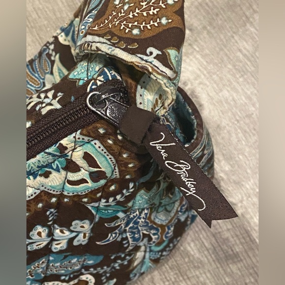 Vera Bradley Retired Pattern Java Blue Small Shoulder Bag - Picture 3 of 8